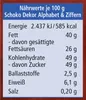 Numeri e lettere dell'alfabeto di cioccolato Dr Oetker per Anteprima dell’immagine prodotto 7