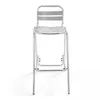 Barhocker aus Aluminium Soho Grau - Oviala Produktbild-Vorschau 3
