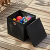 1 Stück Schwarz Faltbox 28 x 28 x 28 cm Aufbewahrungsbox Produktbild-Vorschau 6