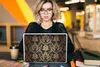 MuchoWow® Laptop Aufkleber Sticker Cover Blumen - Licht - Produktbild-Vorschau 5