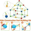 175Pcs DIY Bauen Kinder Zelt Höhle Set Geschenk Bausteine Produktbild-Vorschau 8