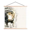 MuchoWow® Textilposter Löwe - Zeitung - Farben 120x120 cm Produktbild-Vorschau 1