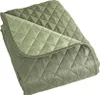 Fischgrät-Tagesdecke Grau-Grün 170x210 cm - Eleganz und Produktbild-Vorschau 4