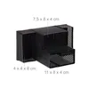 relaxdays Schreibtischorganizer Metall gelocht Produktbild-Vorschau 4