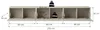 Strandplank staand (B/H/D: 270x36x34 cm) in kasjmier Productafbeelding-voorbeeld 14