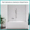 Duschstange 90cm rostfrei mit Seifenhalter - Brausestange Produktbild-Vorschau 4