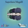 5 x ALIZE Superlana Megafil 55 White mit Label Produktbild-Vorschau 5