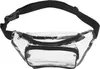 Transparentní Fanny Pack PVC odolnost proti vodě Zip Náhled obrázku produktu 4