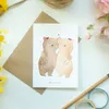 Mr. & Mrs. Panda babykarte Bären Schwestern - Weiß - Produktbild-Vorschau 2