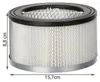 Kaminer HEPA-Filter für Aschesauger 10927 Produktbild-Vorschau 2