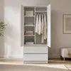 Drehtürenschrank SOLO 2D2S, Schlafzimmer, Kleiderschrank Produktbild-Vorschau 2