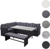 Polyrotan set HWC-A29, tuinset voor de tuin, lounge- en Productafbeelding-voorbeeld 8