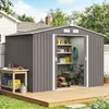 Szopa na narzędzia Outsunny Szopa ogrodowa szara 277 x 195 Podgląd zdjęcia produktu 2