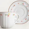 HOMLA GRETA Tasse mit Untertasse mit Blumen 0,2 l Produktbild-Vorschau 3