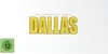 The image displays the title of the TV series "Dallas" in large, golden, 3D letters, with the subtitle "DIE KOMPLETTE SERIE" above it. A green FSK 12 rating symbol is present in the bottom left corner. Náhľad obrázku produktu