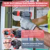wiertarko-wkrętarka akumulatorowa 2 w 1, wkrętarka Podgląd zdjęcia produktu 12