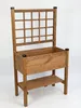 Hochbeet Holz braun 137 cm, inkl. Pflanzfolie & Ablage – Produktbild-Vorschau 5