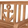 Teakholz Garten-/Balkonsitzbank - bene living - Anker 120 Produktbild-Vorschau 11