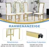 2er Set europäischer Minimalismus-Esszimmerstuhl, weißes Produktbild-Vorschau 5