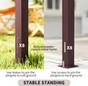 Pergola Outsunny 3x2,5 m UV 30+ Stabilna, odporna na zimę Podgląd zdjęcia produktu 4