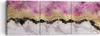 Bild auf Leinwand - Leinwandbild - 3 Teile - Rosa golden Produktbild-Vorschau 1