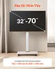 A TV stand with a TV mounted on it, displayed in a room setting. Anteprima dell’immagine prodotto