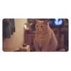 MuchoWow® Mauspad Mousepad Katze - Geburtstag - Kerze 60x30 Produktbild-Vorschau 1