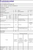 This is a product data sheet for a refrigerator-freezer combination, showing technical specifications and energy efficiency information. Produktbild-Vorschau