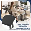 UISEBRT L-förmiger Winkelschreibtisch 120x120cm, wahlweise Produktbild-Vorschau 8