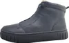A studio shot of a black high-top sneaker. Náhled obrázku produktu
