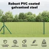 vidaXL Clôture Euro Vert 0,8 x 10 m Fer revêtu de PVC Voir les images du produit 2