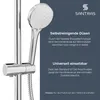SANTRAS® Handbrause in Chrom - dreifach verstellbarer Produktbild-Vorschau 4