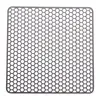 A square grey silicone mat with a honeycomb pattern. Podgląd zdjęcia produktu