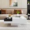 okwish Couchtisch 72*72*30cm, Hochglanz-Wohnzimmertisch, Produktbild-Vorschau 9