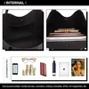 Damen Vintage Tote Beutel Schultertasche Handtasche Quasten Produktbild-Vorschau 3