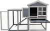 Králikáreň Wiltec sivobiela 1220 x 630 x 920 mm s voľným Náhľad obrázku produktu 3