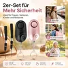 2PCS Persönlicher Alarm Schlüsselanhänger mit LED, 130–140 Produktbild-Vorschau 6