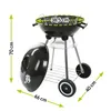 Runder Grill Chromgitter Durchmesser 38,5 Cm - W-999230 Produktbild-Vorschau 3