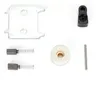 A collection of small parts, likely replacement components for a tool, laid out on a white background. Produktbild-Vorschau