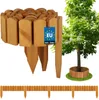 KOTARBAU® Bordure Jardin Exterieur Bois 200 x 10 cm Cloture Voir les images du produit 1