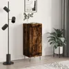 [Home] Sideboard Räuchereiche 34,5x34x90 cm Holzwerkstoff , Produktbild-Vorschau 1