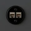 Prise réseau rétro CAT.7 2x I QR1 noir Voir les images du produit 6
