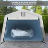 Outsunny Tente garage carport 6,2 x 3,3 x 2,4 m, 2 Voir les images du produit 8