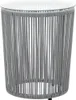 vidaXL 3-dielna súprava Bistro s vankúšmi PE Rattan Grey Náhľad obrázku produktu 1