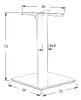 Base en métal pour table SH-5002-7, pour bureau, hôtel, Voir les images du produit 2