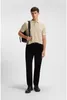 Polo BOSS Prime Regular Fit in cotone marrone chiaro a 2 Anteprima dell’immagine prodotto 2