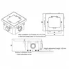 Edelstahl Einbausteckdose IP44 mit Klappdeckel I Serie AP-1 Produktbild-Vorschau 14