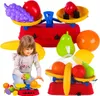 Fruits 7pcs avec balance de cuisine en plastique Voir les images du produit 2