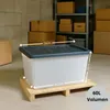 BigDean 3x 60 L Aufbewahrungsbox mit Deckel groß Budget Produktbild-Vorschau 3