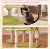 Arbre à chat COSTWAY 148cm thème floral, arbre à chat à Voir les images du produit 7